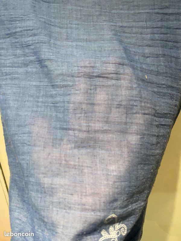 Robe de plage, transparente bleu, taille 36 (image 8)