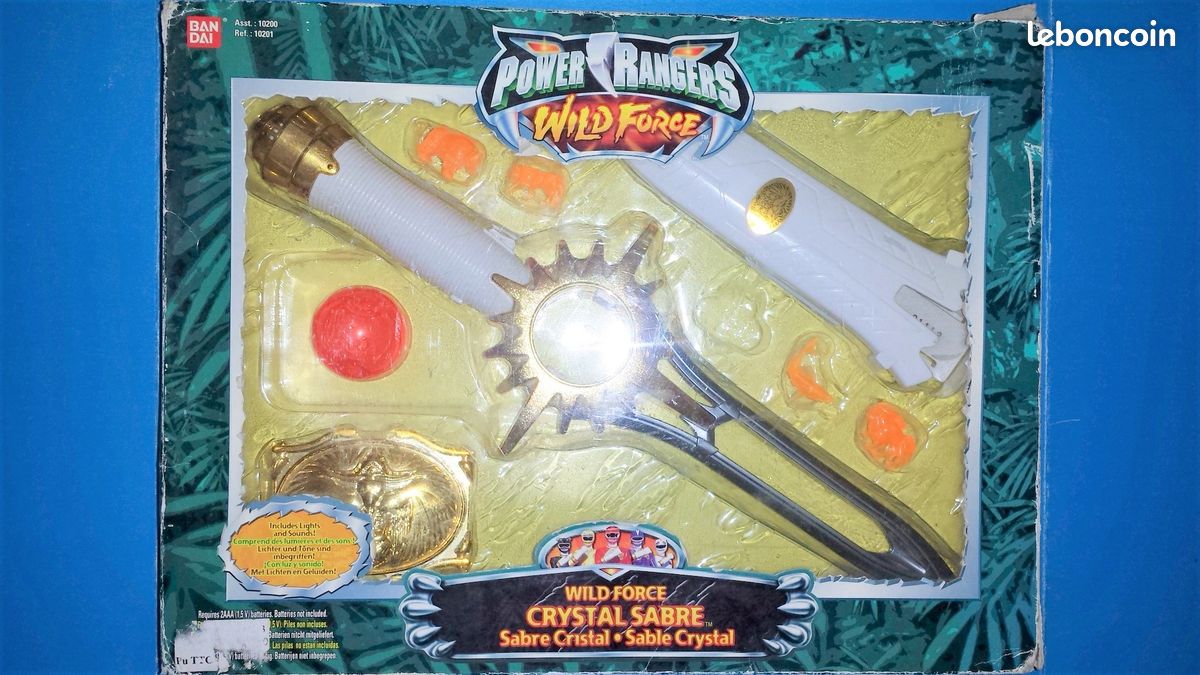 PW93] POWER RANGERS Wildforce Force Animale Morpher Dague Crystal saber -  Jeux & Jouets