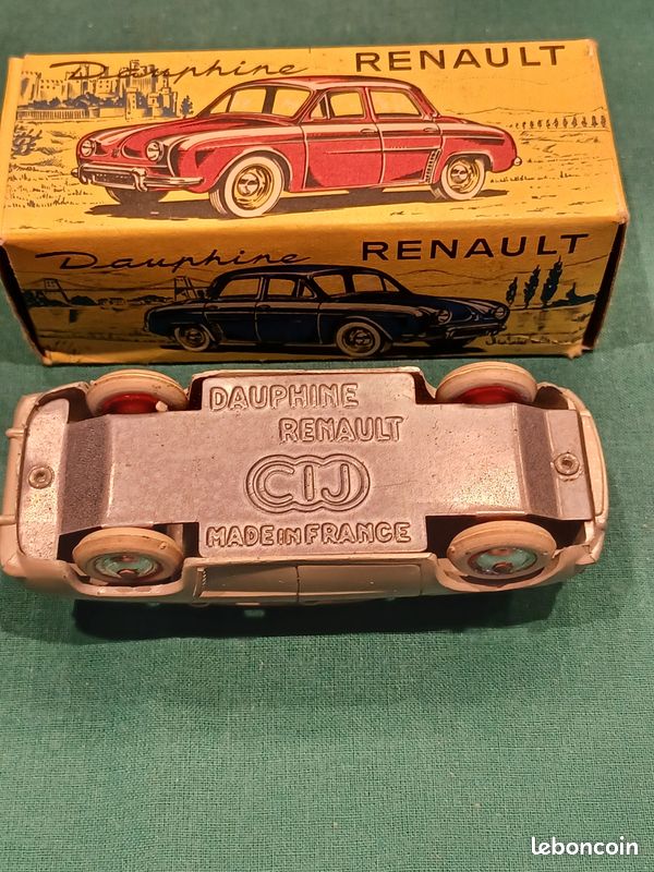 CIJ (Carte De Jeu) Ancienne Renault Dauphine Police - Année 1956, Bon état, N°1, Collection
