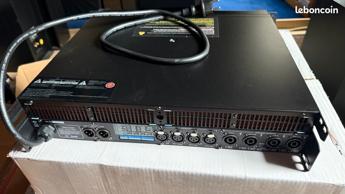 4 Amplis de puissance FP10K 4 x 2.100 W sur 4 Ohms, état neuf (image 11)