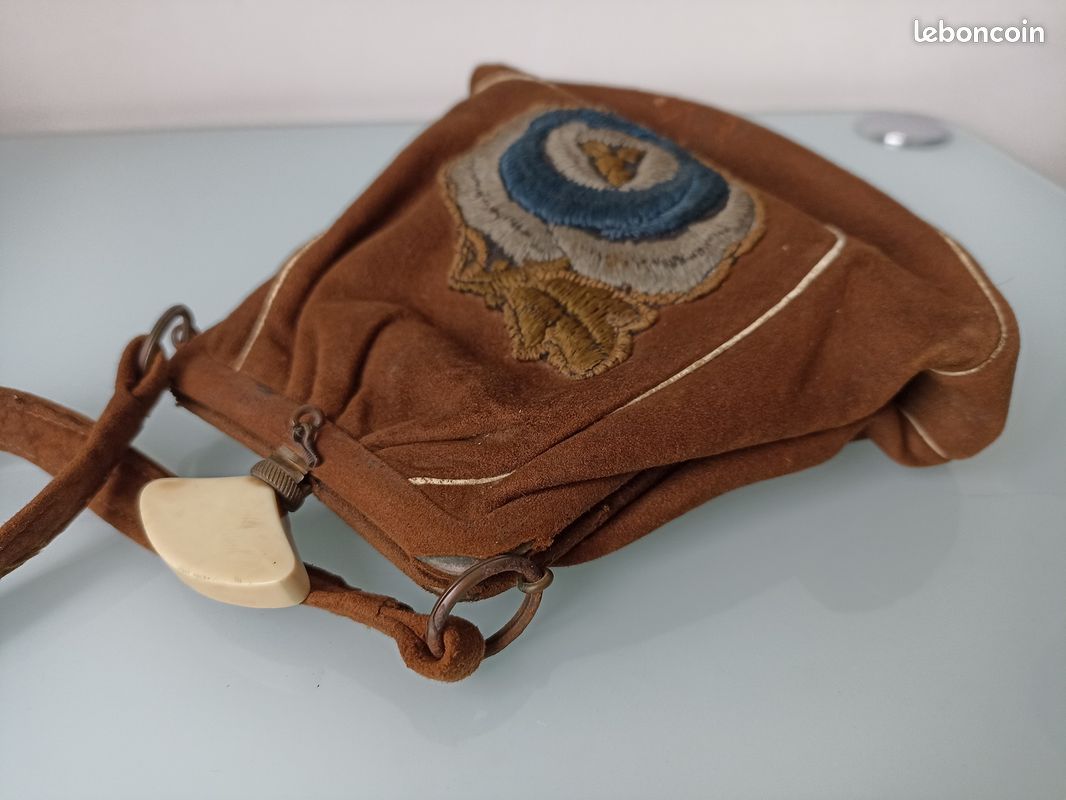 Fermoir Sac A Main Annee 30 Ancien Petit Sac à Main Vintage