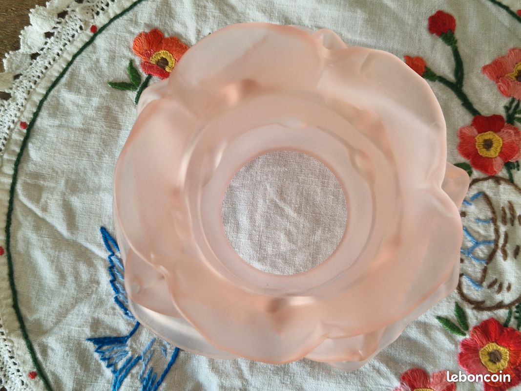 Vase bonbonne en verre dépoli 30 x 22 cm Swann