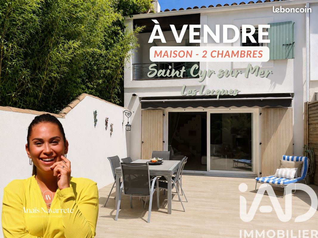 Maison 3 pièces 66 m² · à Saint-Cyr-sur-Mer · 66 m² · 645 000 €