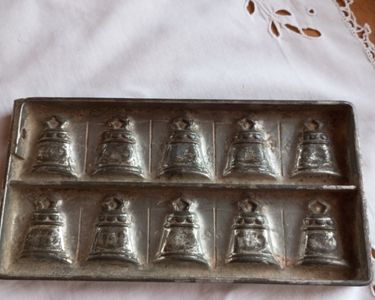 Ancien Moule à Chocolat En Fer Blanc - LETANG Et FILS N°108 - Forme œuf