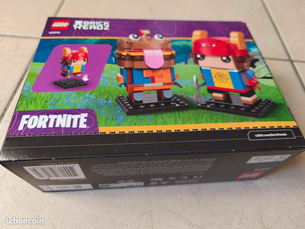 Figurines de Boss Burger et Skye 40910 | BrickHeadz Lego Fortnite (image 6)