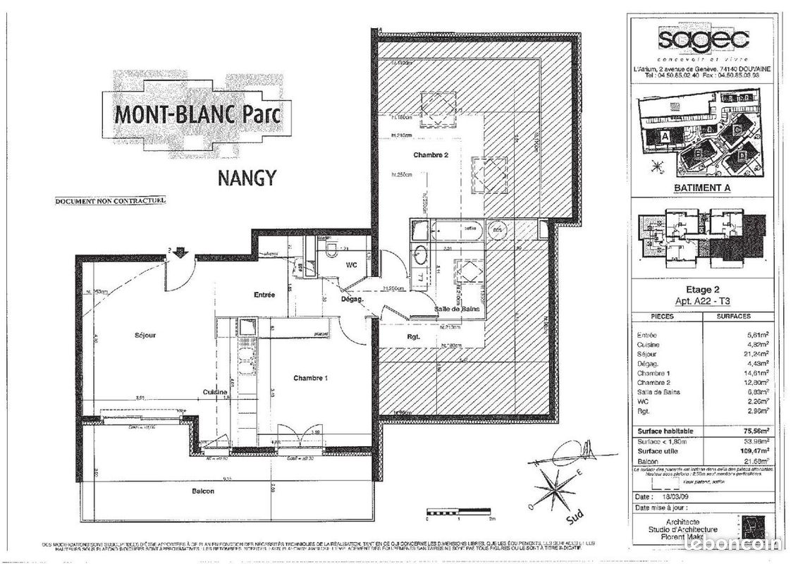 Appartement 3 pièces 78 m² · à Nangy · 78 m² · 262 000 €