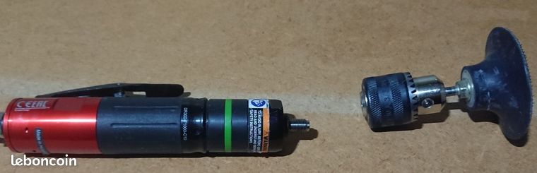pneumatic drill with chuck / perceuse pneumatic Desoutter DR300-T1000-C10
