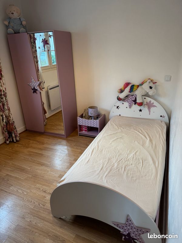 Chambre fille complète "Fée" 4 pièces (image 1)