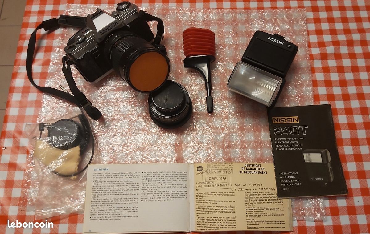 Manuel D'utilisation Minolta X-300 En Français – Propre Et Complet