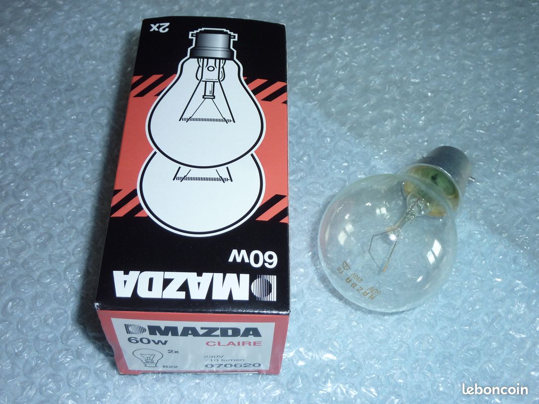 Ampoule Tubulaire Incandescent Claire 25w E14