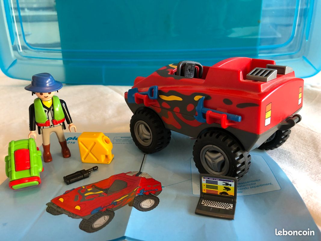 Playmobil Explorateur/Véhicule amphibien (image 1)
