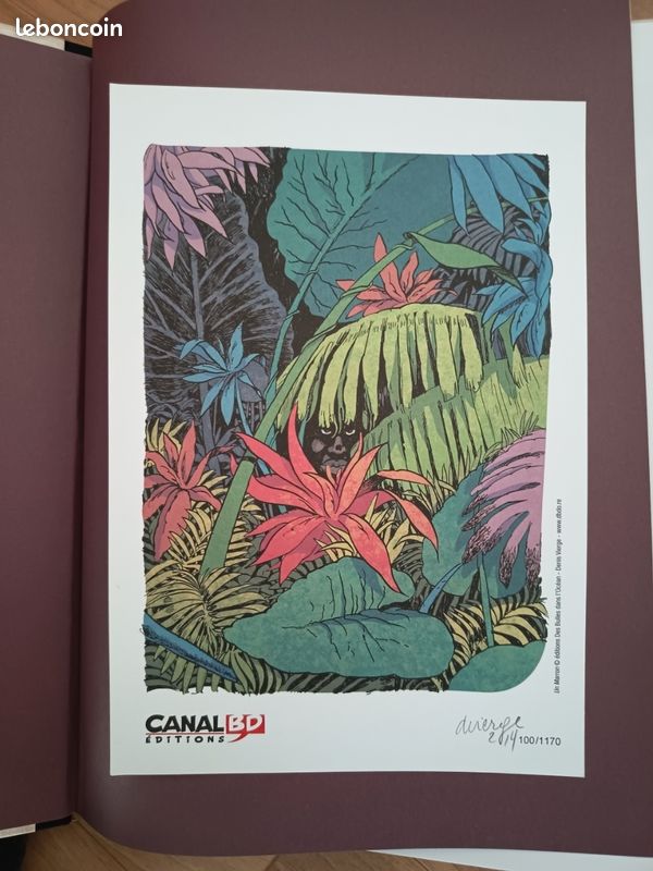 Bd dédicace de Denis Vierge sur un marron édition canal bd (image 2)