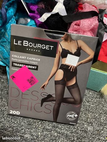 Le Bourget Collant Porte Jarretelle Ouvert Collant Ouvert Le