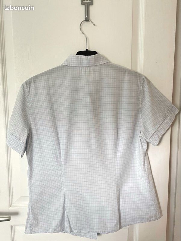 Chemise Thomas Burberry bleu clair (L/44) Logo boutons
