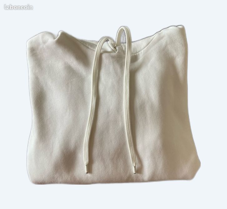 Sweat Zara Femme Blanc Coton - Taille M (occasion Bon état)