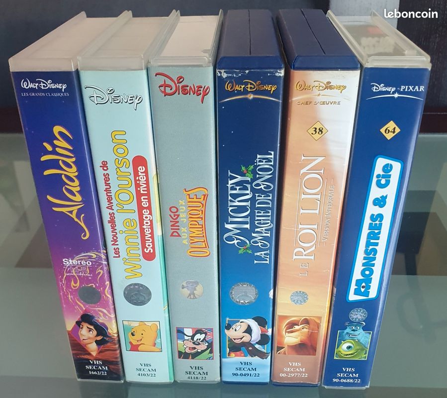 Divers Cassettes VHS Disney, Vintage, À l'unité au Choix (image 5)