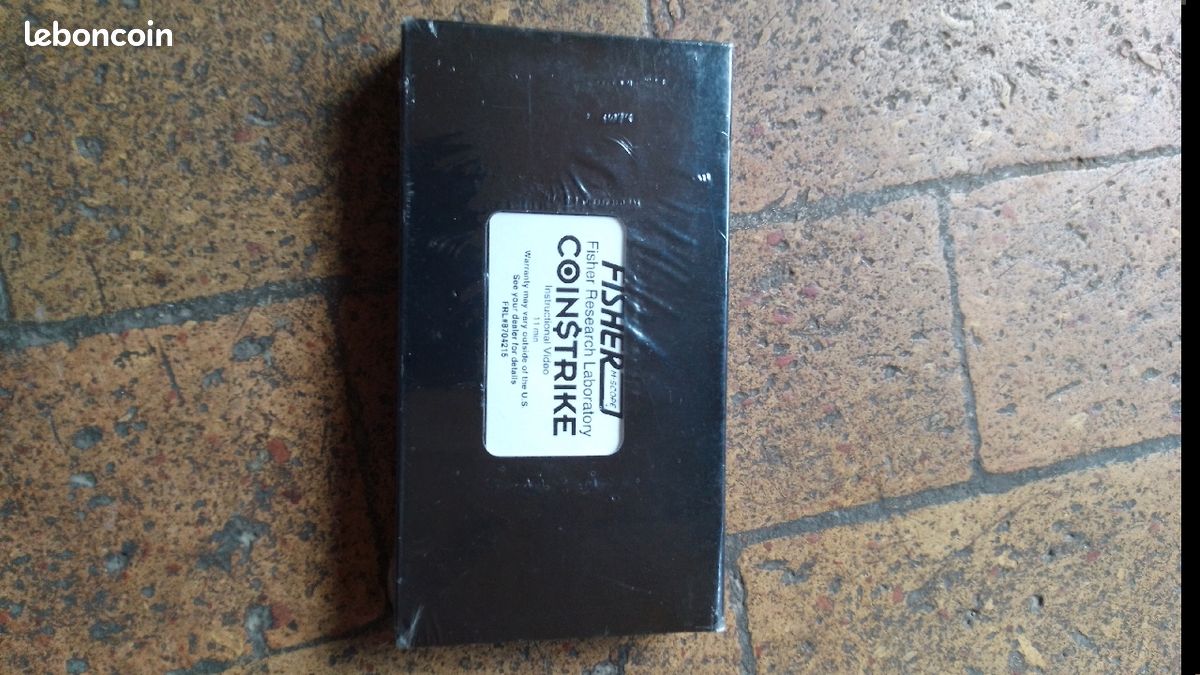 Cassette VHS pour détecteur Fisher coinstrike neuve (image 1)