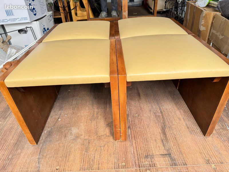 Table + 4 tabourets Hugues Chevalier (image 5)