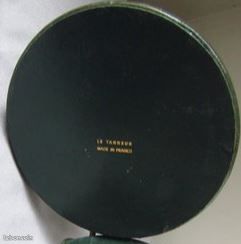 Lampe bureau cuir et laiton "le tanneur " (image 3)