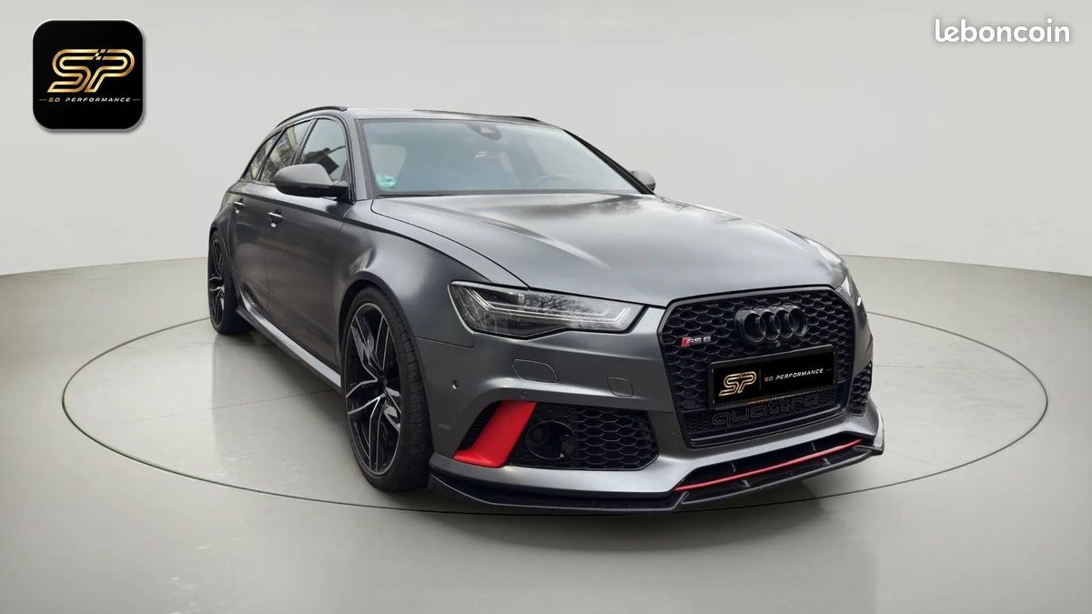 Audi RS6 Avant Performance * 605 ch * Quattro * Caméra 360 * Toit Pano * ACC (image 1)