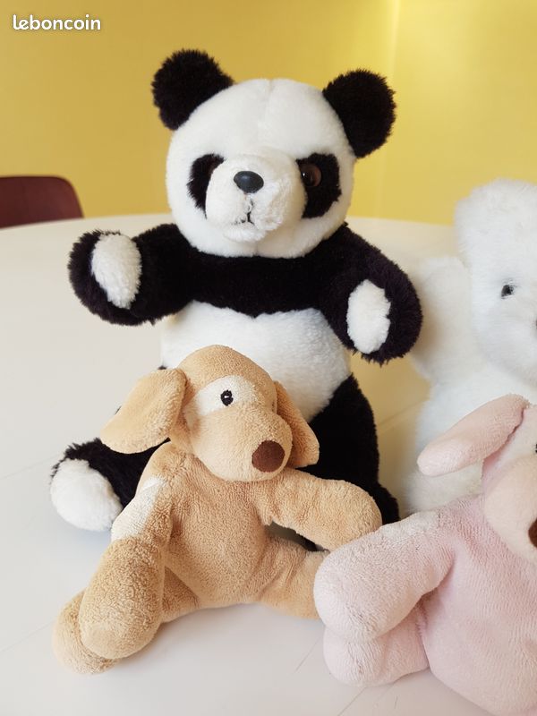Peluche Panda et Ourse blanc (image 2)