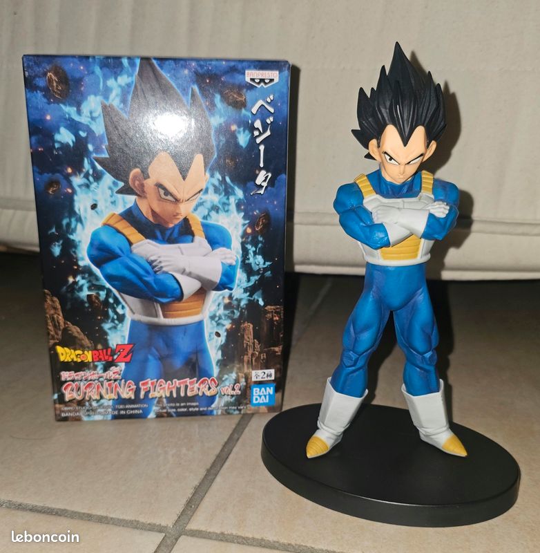 Lot 5 figurines Dragon Ball Z vintage IRWIN – articulées – Goku Vegeta Trunks Vegito Gohan - Collection