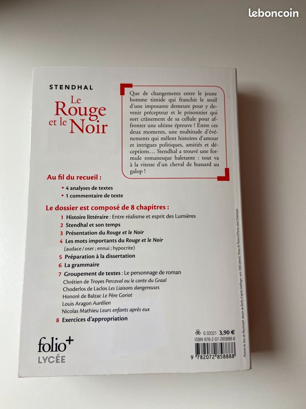 Roman Le Rouge et le Noir (image 2)