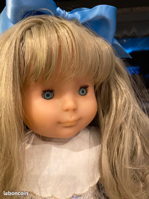 Vintage Poupée COROLLE 1994 fille blonde cheveux long 36 cm