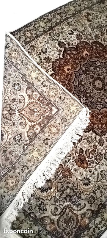 Tapis 1m20 x 1m80, fait main, persan, iranien (image 1)