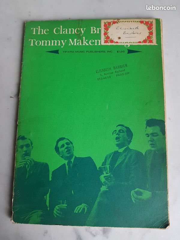 Clancy Brothers and Tommy Makem Songbook - broché (image 1)
