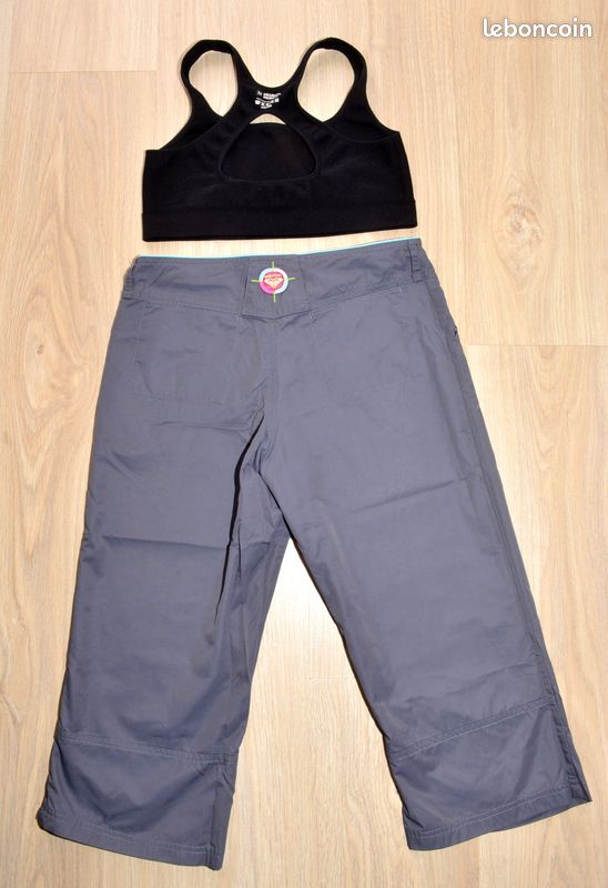 Pantacourt gris décontracté taille XS (image 2)