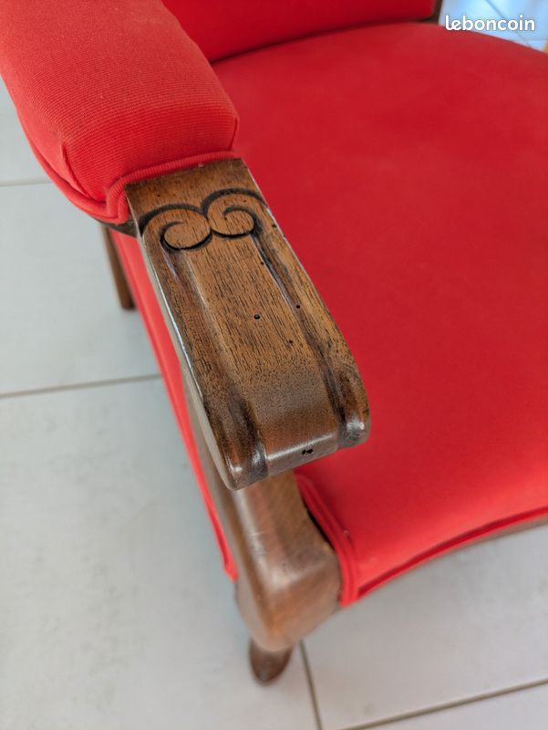 Fauteuil bergère Louis Philippe (image 3)