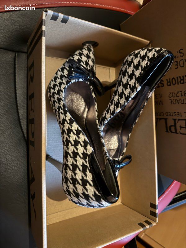 Escarpins Talons Hauts In Extenso Noirs Pointure 38 - Occasion Parfait état - Comme Neufs