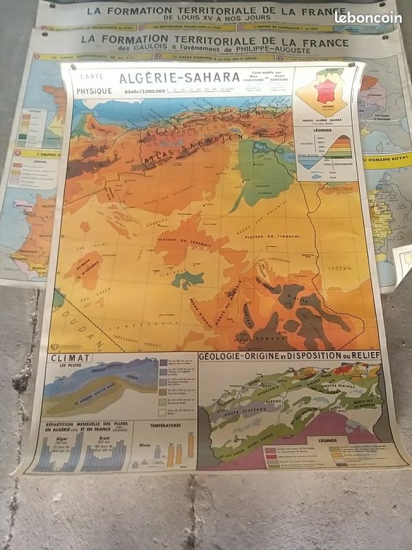 Cartes scolaires, affiche vintage (image 2)