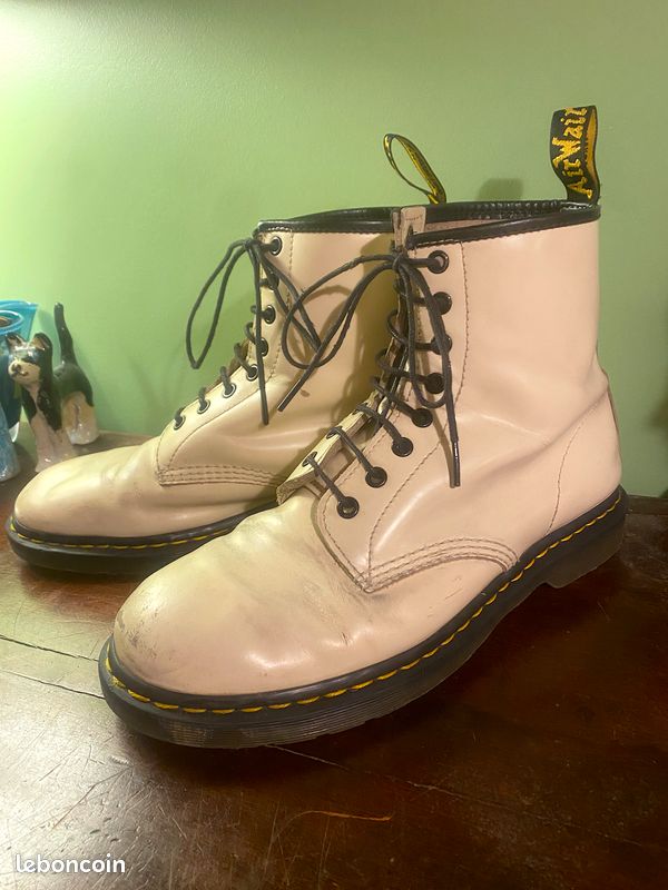 Dr. Martens 1460 crème – Pointure 44 – 8 trous (image 2)