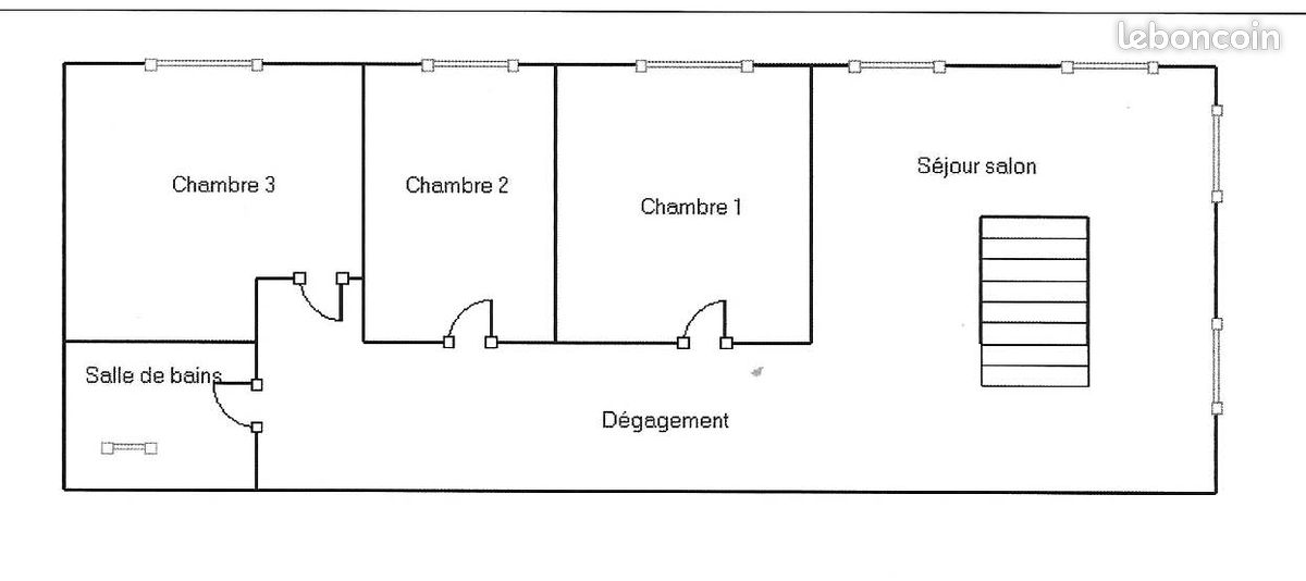 Appartement 4 pièces 117 m² · à Mulhouse · 117 m² · 970 €