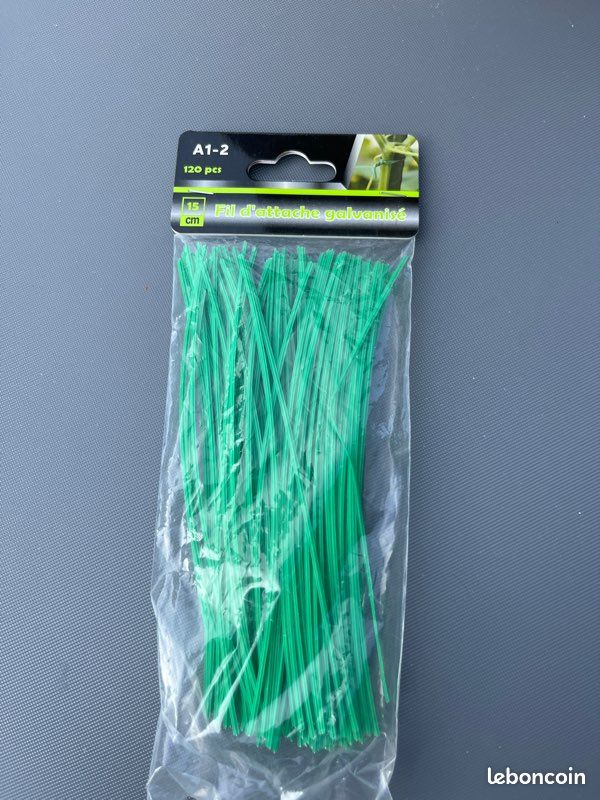 Fil d’attache galvanisé fois 100 pour jardiner neuf (image 1)