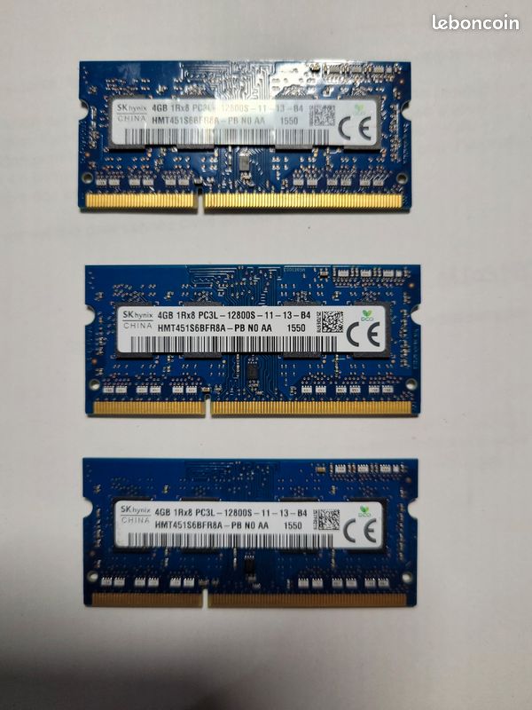 RAM DDR3 4 Go 14900E | Station De Travail