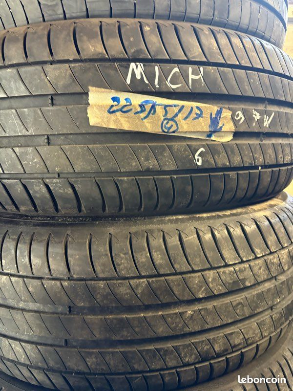 2 pneus 225-55-17 été Michelin Primacy 4 FR 225/55R17 97W 225 55 r 17 r17 (image 1)