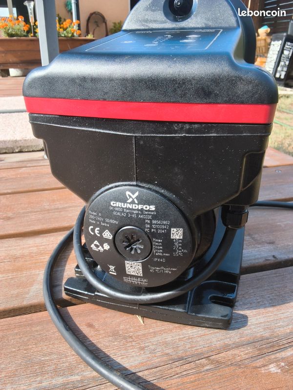 Pompe à eau et surpresseur (image 3)