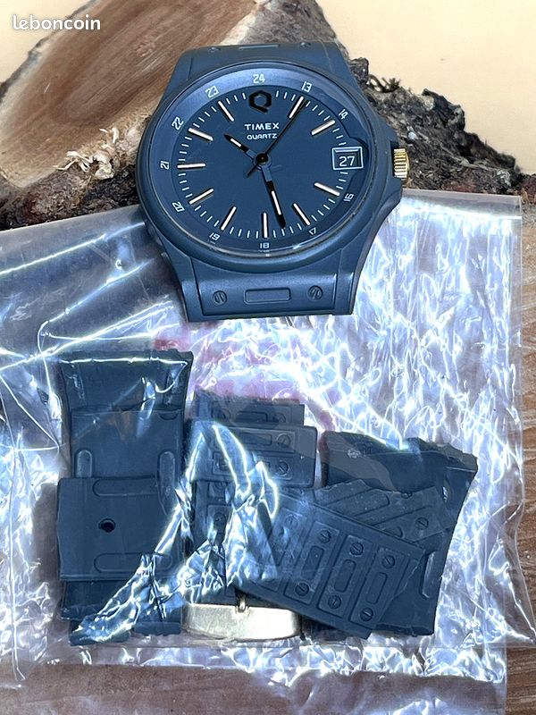Montre Homme Vintage Années 80 - Cadran 24h, Boîtier 40mm Or - Quartz - Occasion