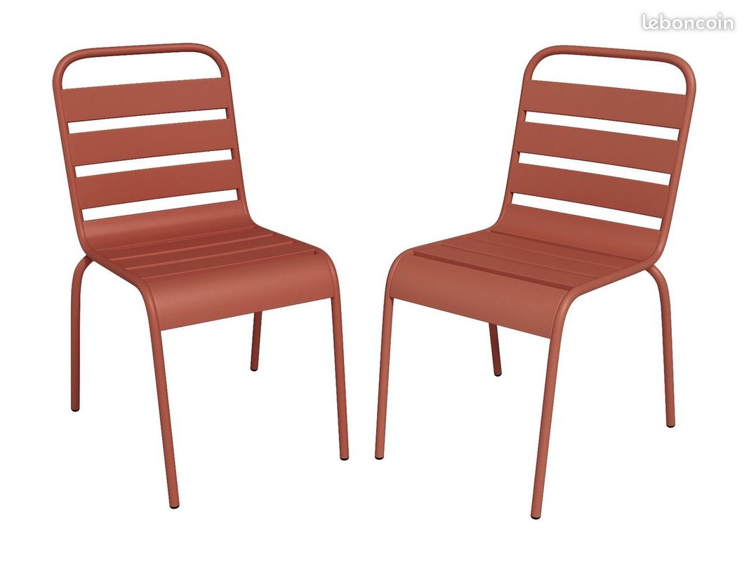 10 Chaises exterieur terraccotta (image 1)