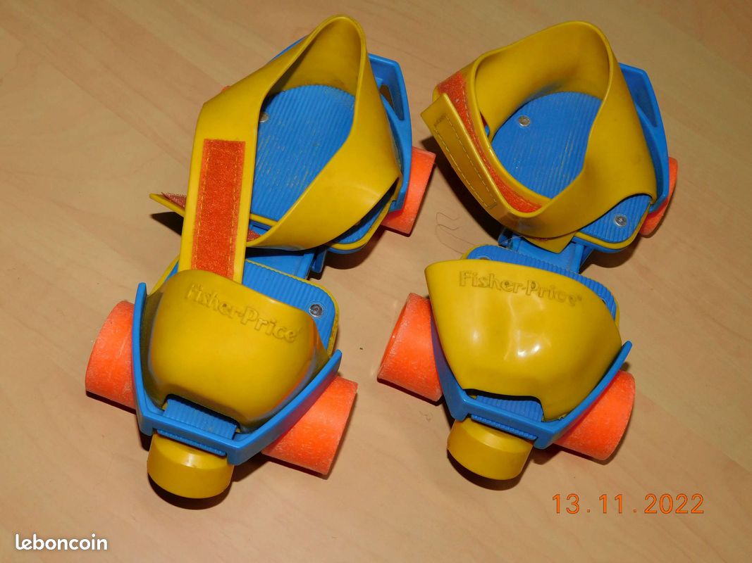 Patins à roulette fisher price vintage ancien Jeux Jouets