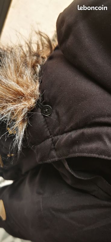 Parka noire taille 10 ans (image 4)