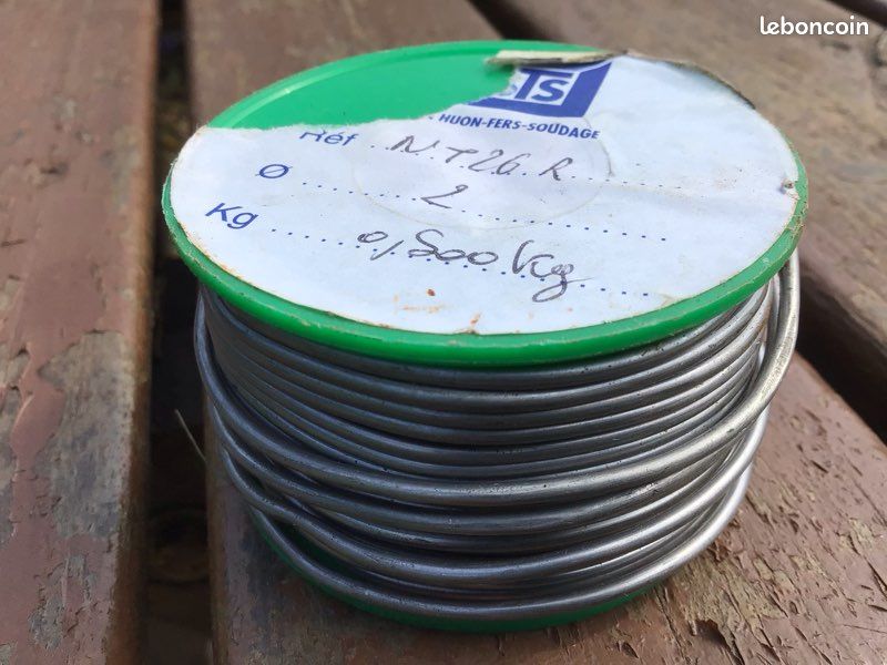 Rouleau Bobine de Soudure 1mm 10/10 bobine de 250gr Etain 60% - Plomb 40