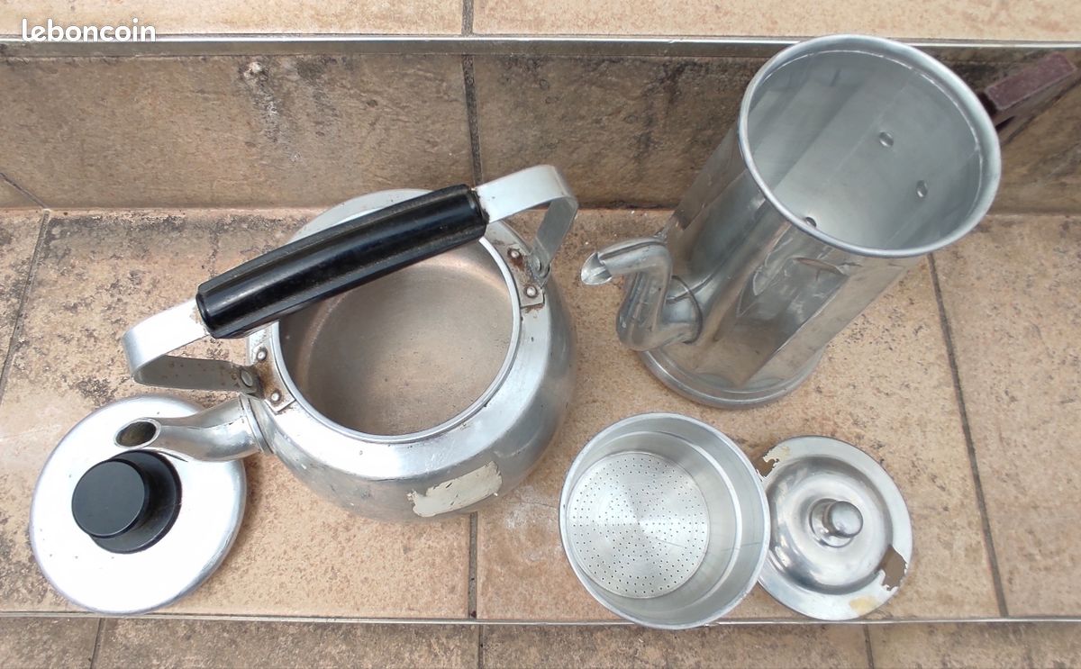 Cafetier et bouilloire alumunium (image 3)