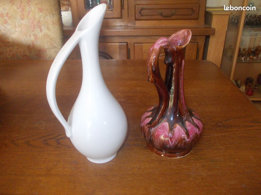 Aiguières en céramique - Lot de 2-(carré) (image 2)