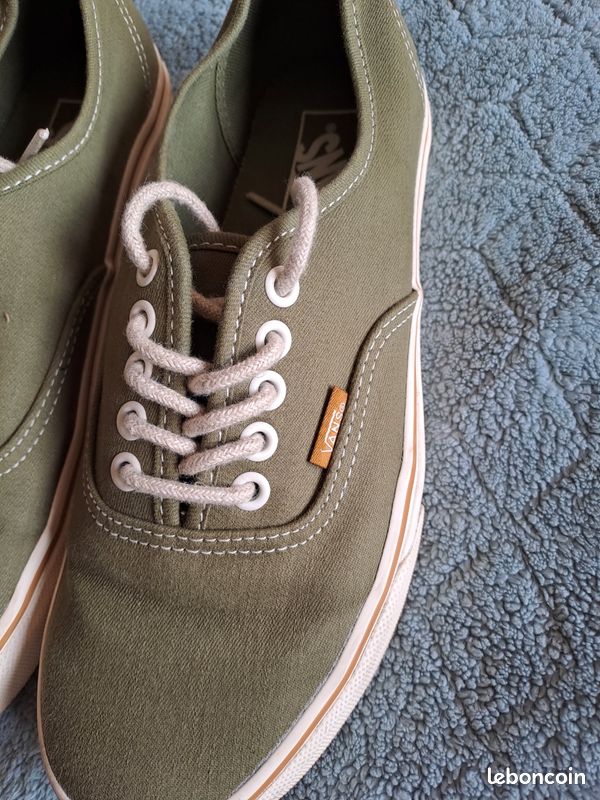Baskets Vans Authentic vert kaki – Pointure 40 (image 3)