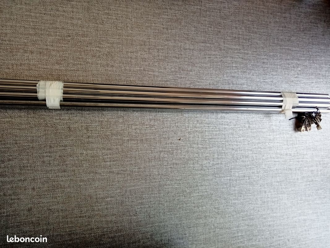 Lot de 5 barres de rideaux, très bon état (image 2)