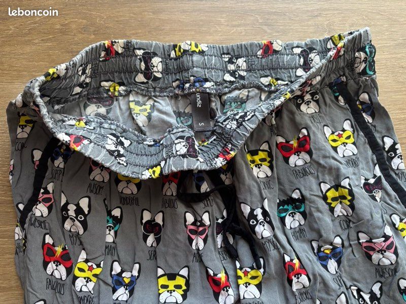 Pantalon De Pyjama Undiz Taille L (40-42) - Homewear Nuit, Coton, Neuf Avec étiquettes